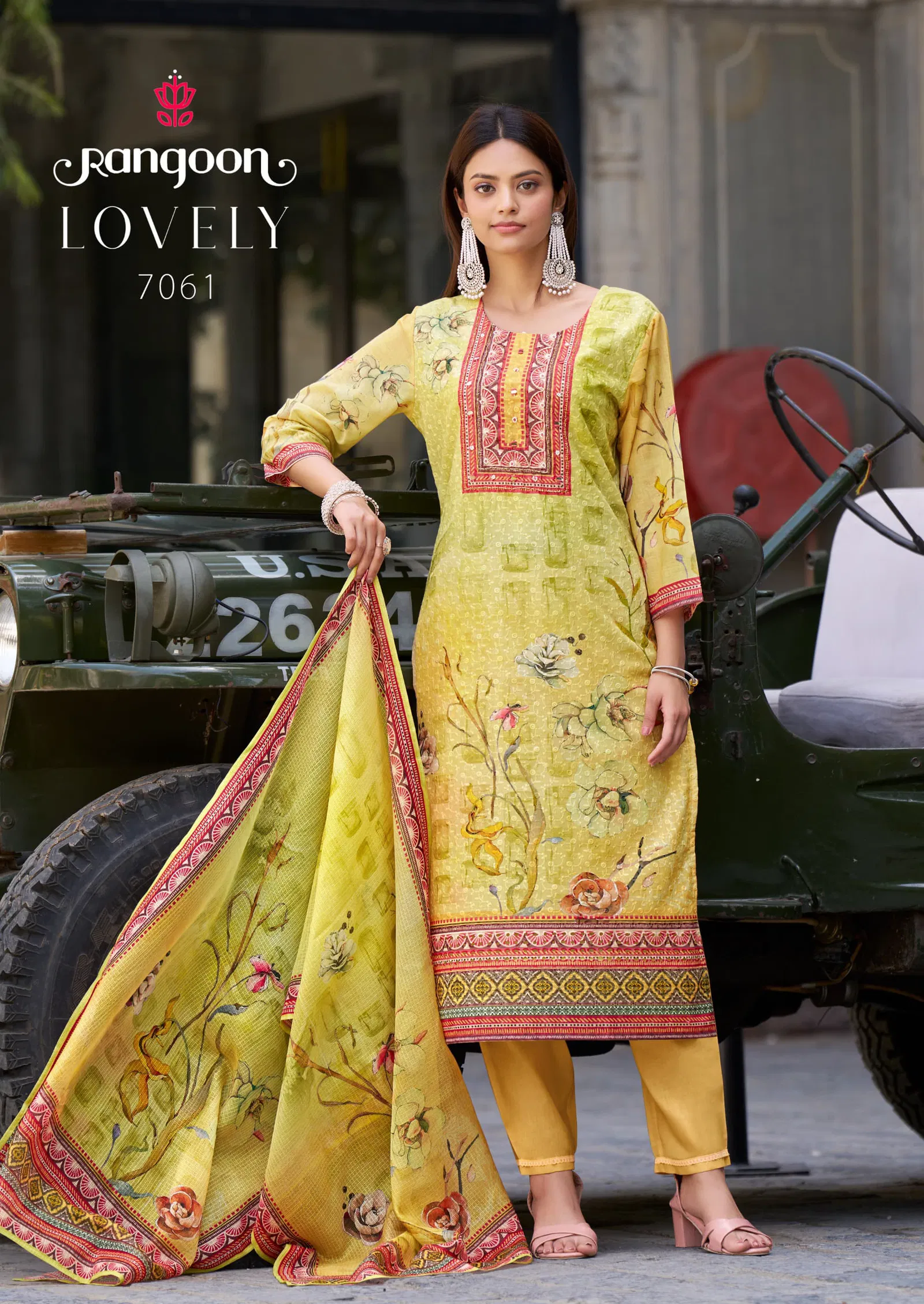 Lovely By Rangoon Digital Printed Fancy Wholesale Readymade Suits In India